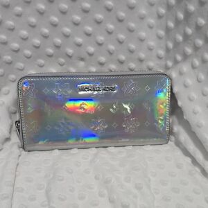 Michael Kors Iridescent Zip Around Wallet - NWT